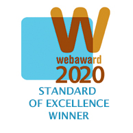 webaward 2020 standard of excellence winner